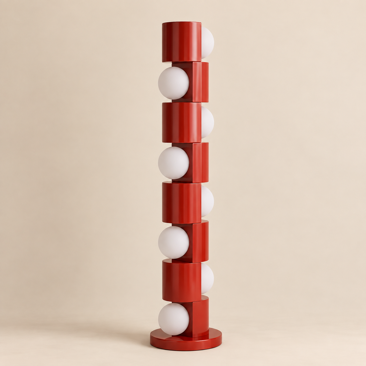 Orvella Geometric Globe Floor Lamp