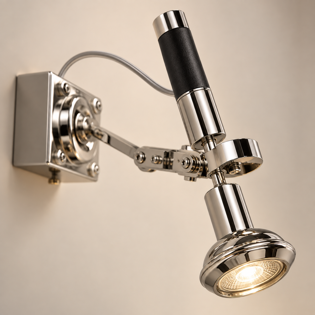 Rovelle Adjustable Swing Arm Wall Light