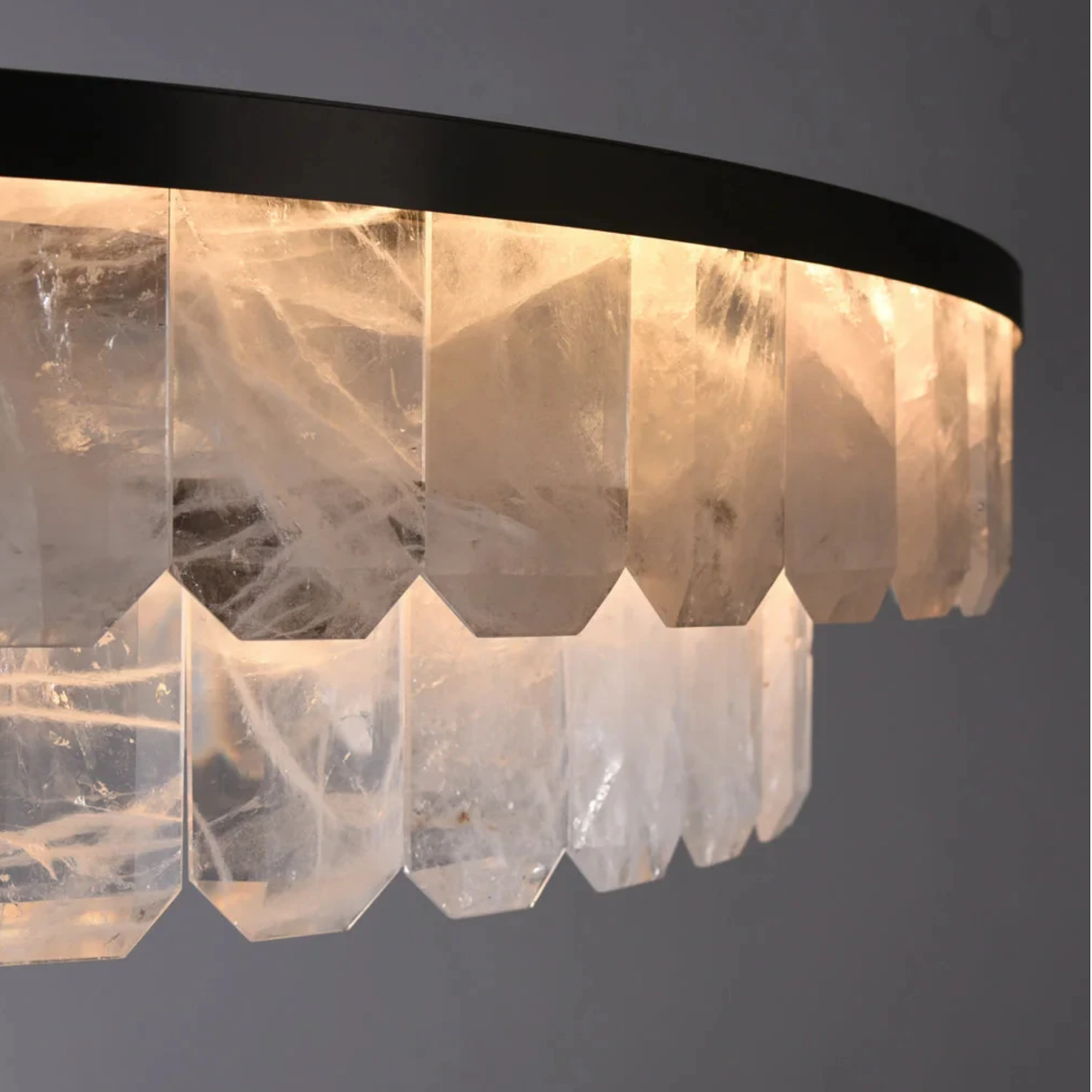 Atelier Velmora Crystal Ring Chandelier