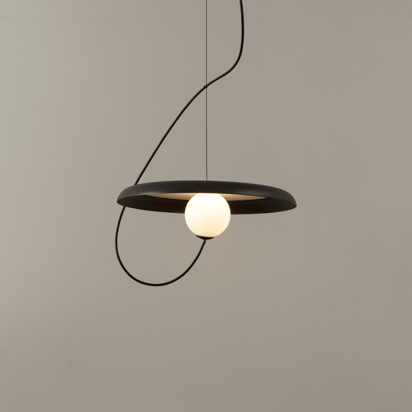 Black MagnoGlow Magnetic Pendant Light