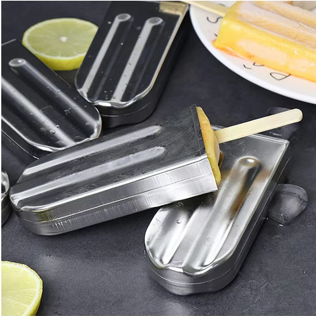 Frosti Stainless Steel Popsicle Mold Set