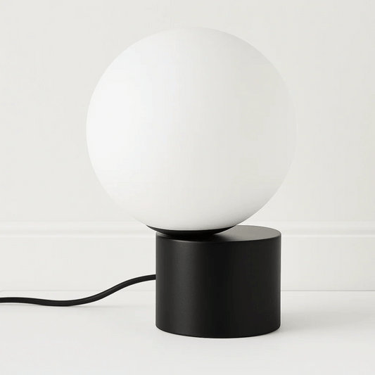 Noctura Brass & Glass Ball table Lamp