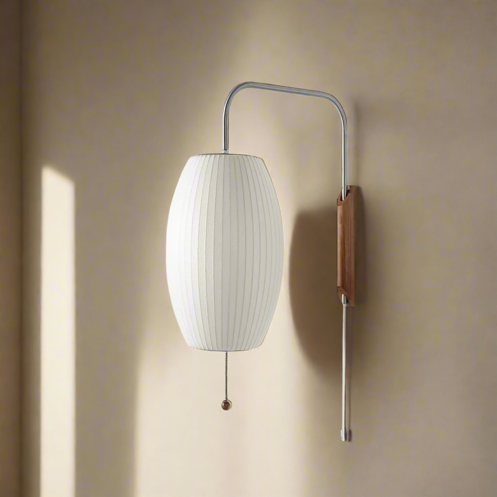 Italian Design Minimalist Atmosphere Silk Wall Lamp LED E27 delivers a stylish and soothing ambiance for your home