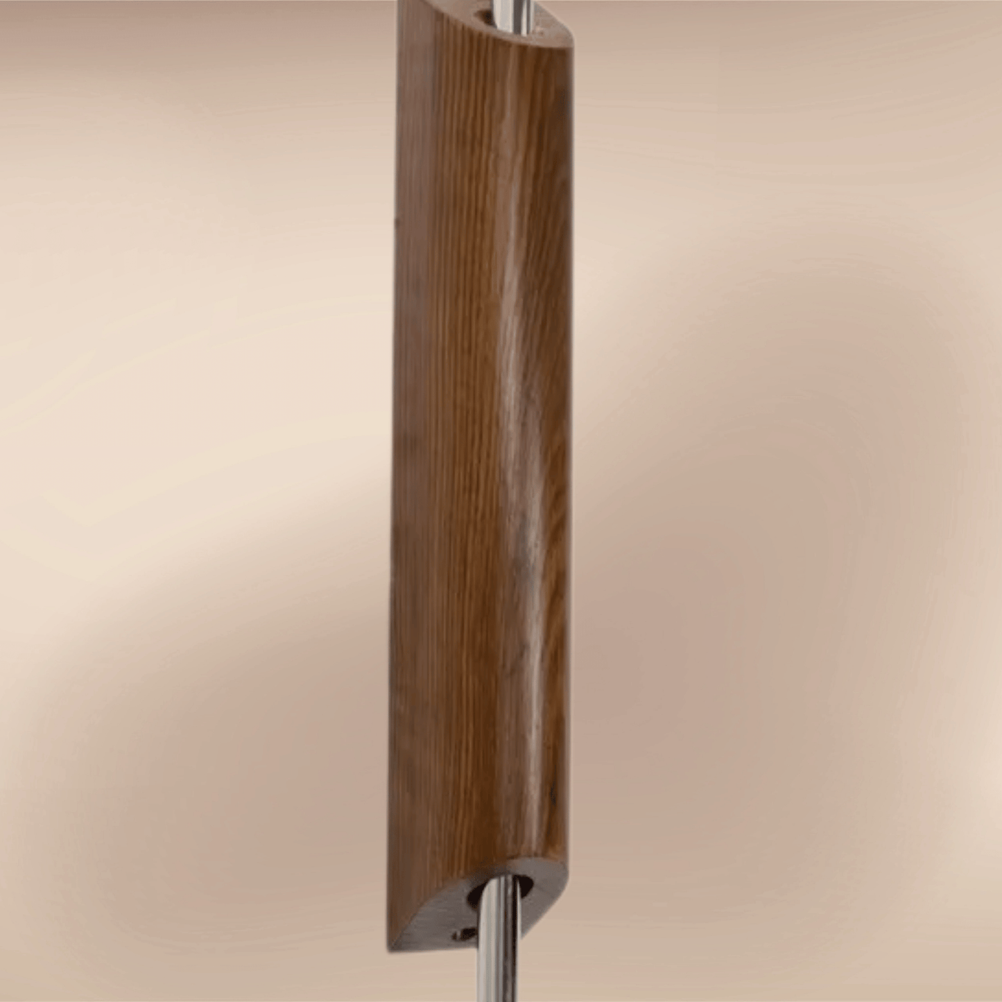 Close look at wooden leg of Italian Design Minimalist Atmosphere Silk Wall Lamp LED E27