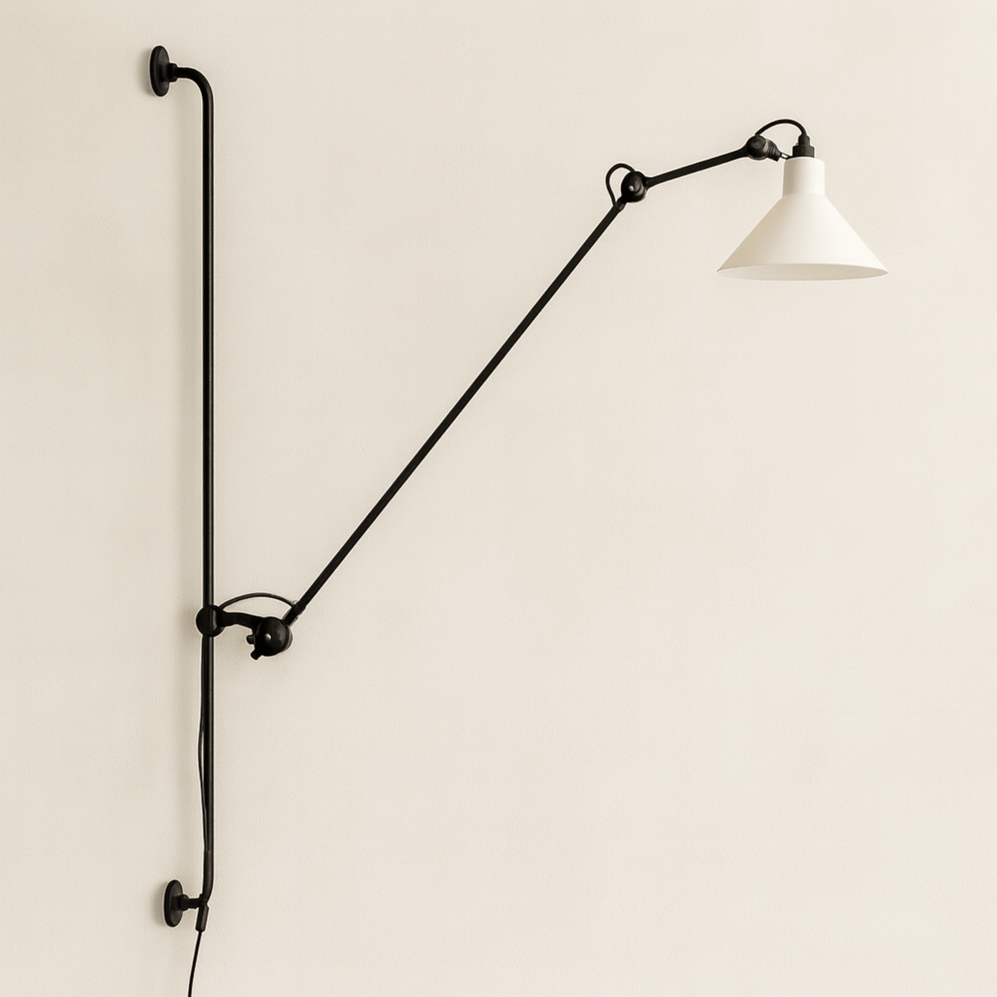Rizzatto Adjustable Wall Lamp – Iron Swing Arm LED Sconce