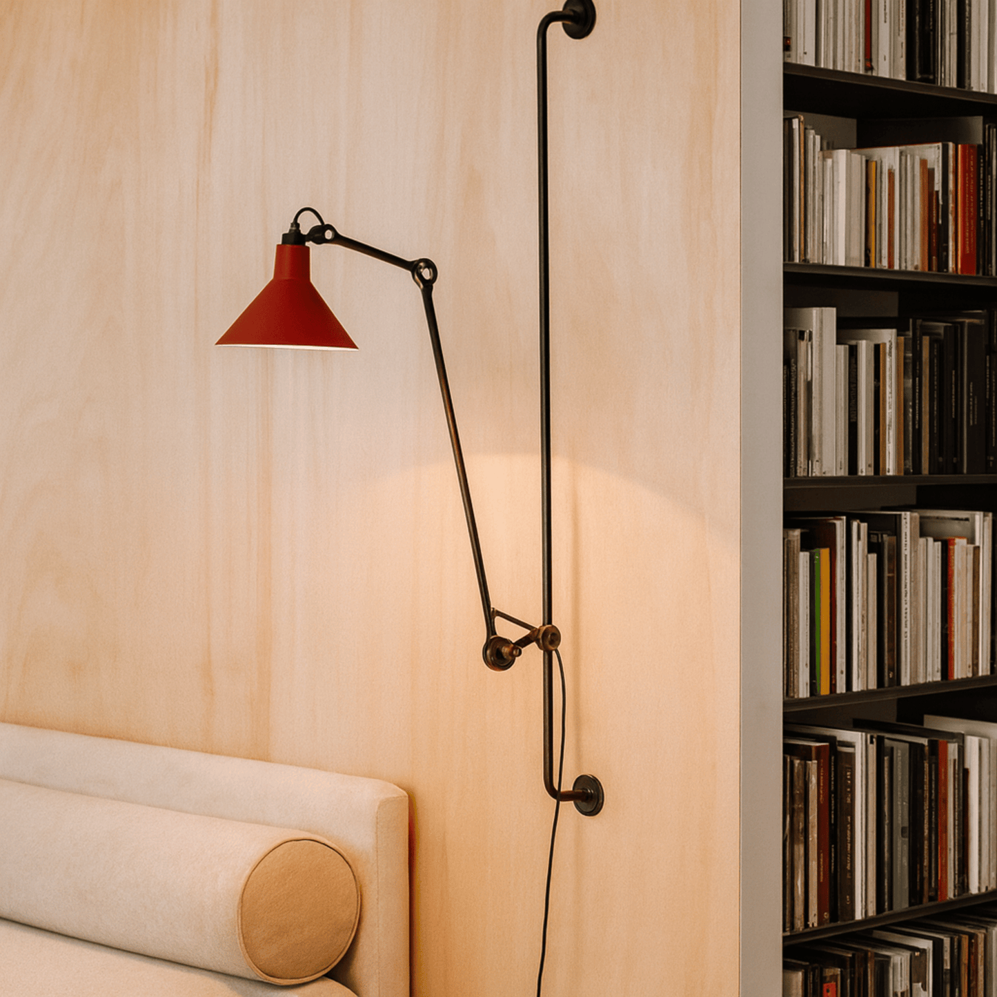 Rizzatto Adjustable Wall Lamp – Iron Swing Arm LED Sconce