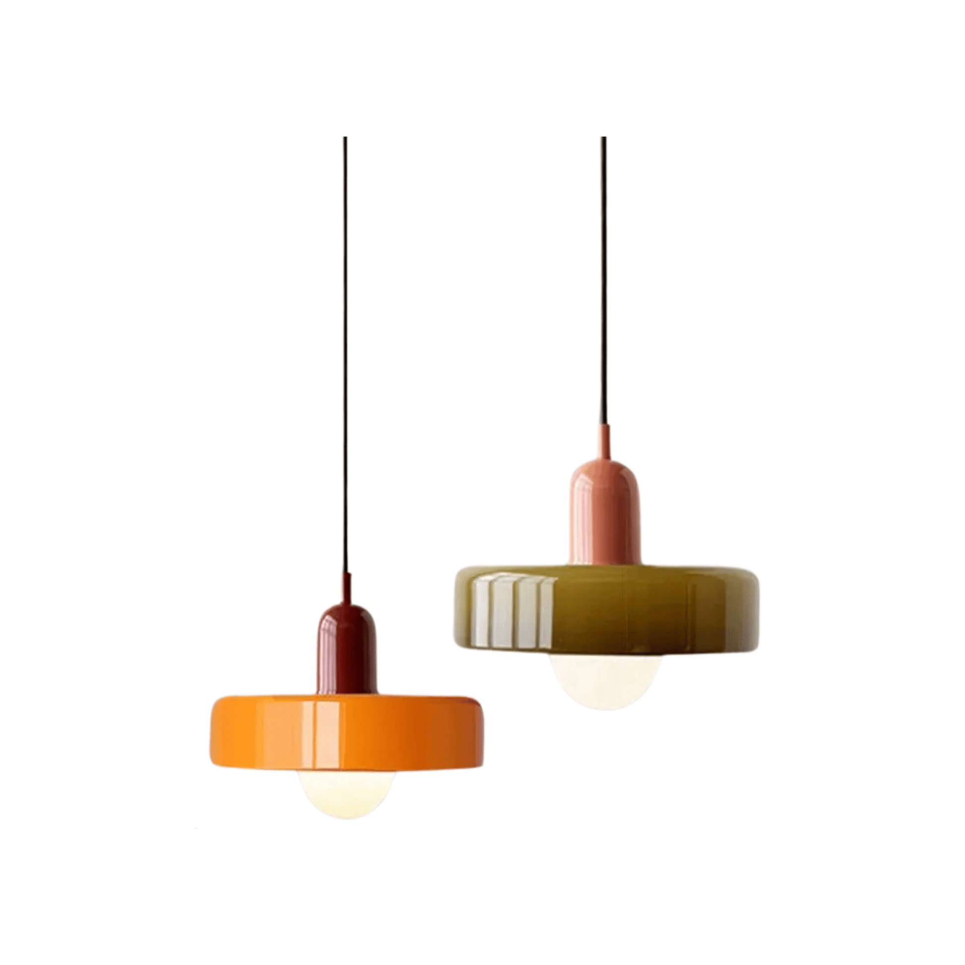 Nordic Glass Bauhaus Chandelier, a stunning lighting fixture that effortlessly blends retro charm and modern elegance.