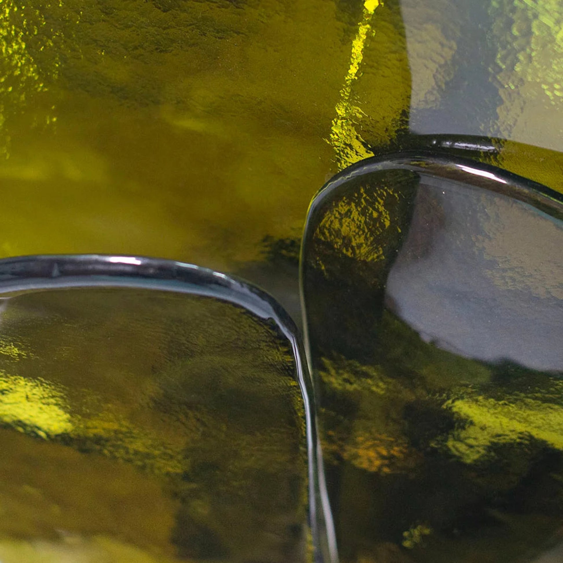 Close-up of a metallic object with a reflective surface