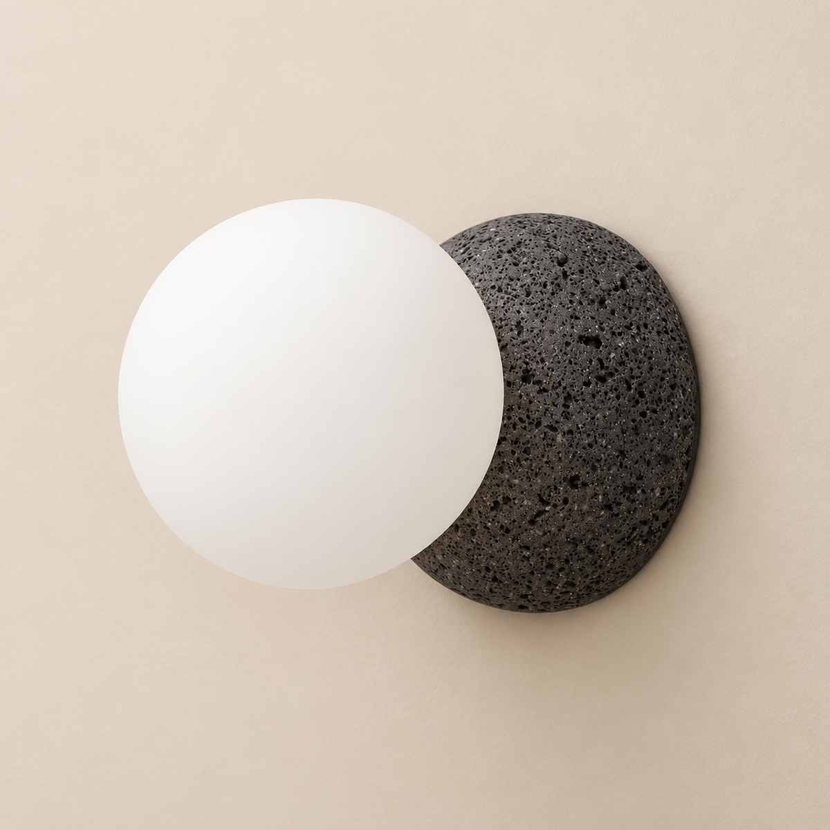 Noira Glass Globe Wall Light