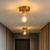 VetroGlow Modern Glass Ceiling Light