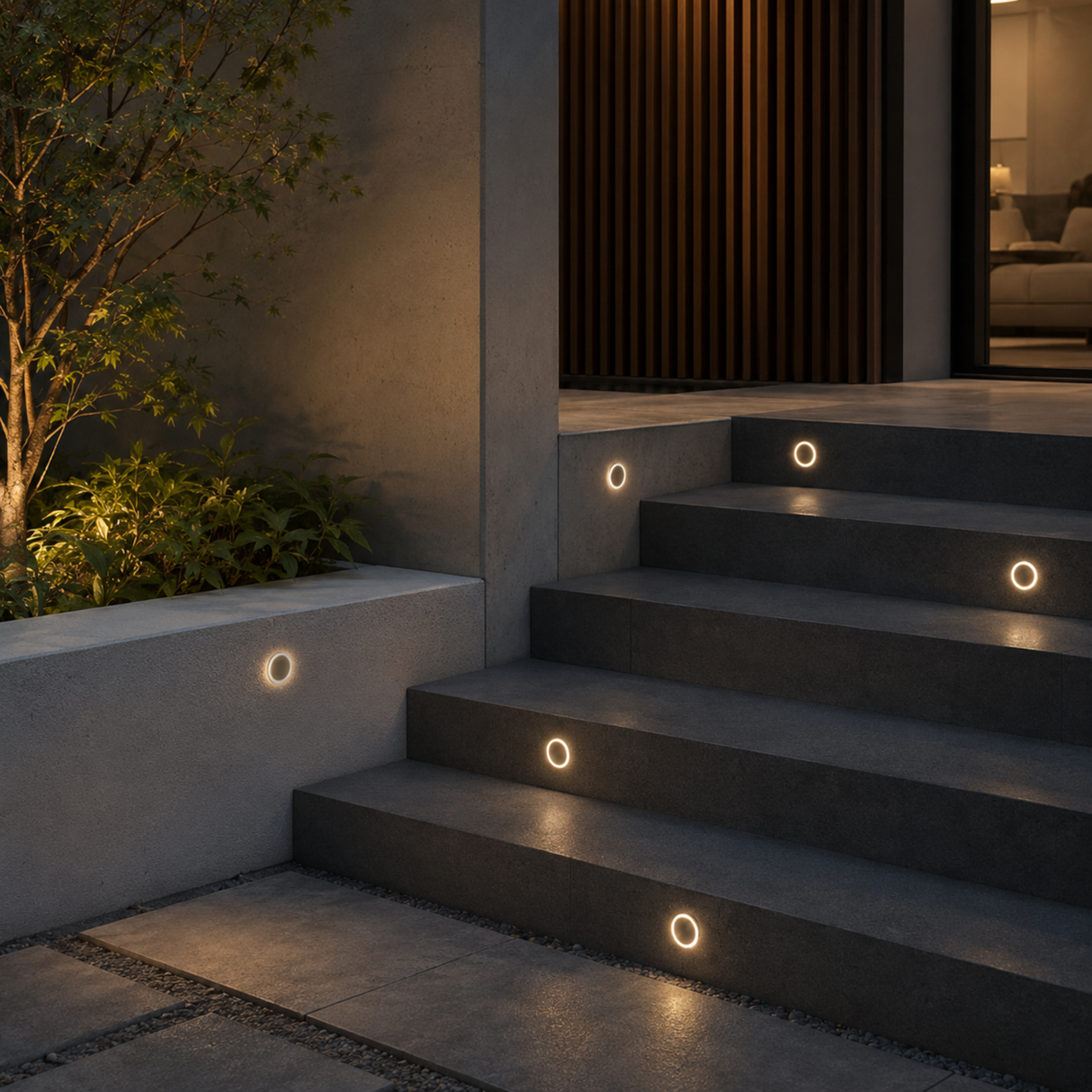 TerraStep Recessed LED Wall Light