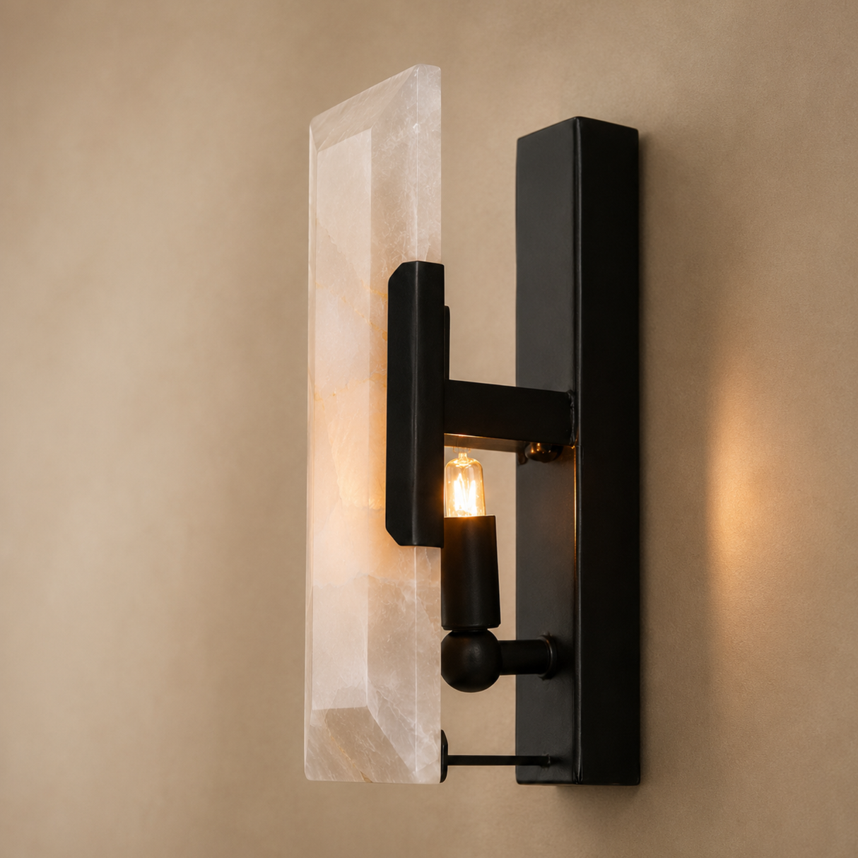 Vetrina Alabaster Marble Wall Light
