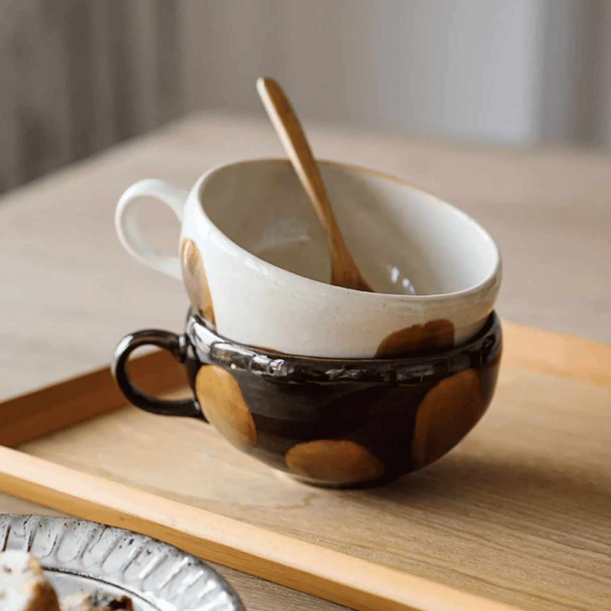 Kairo Ceramic Latte Bowl Set (6 Pieces)