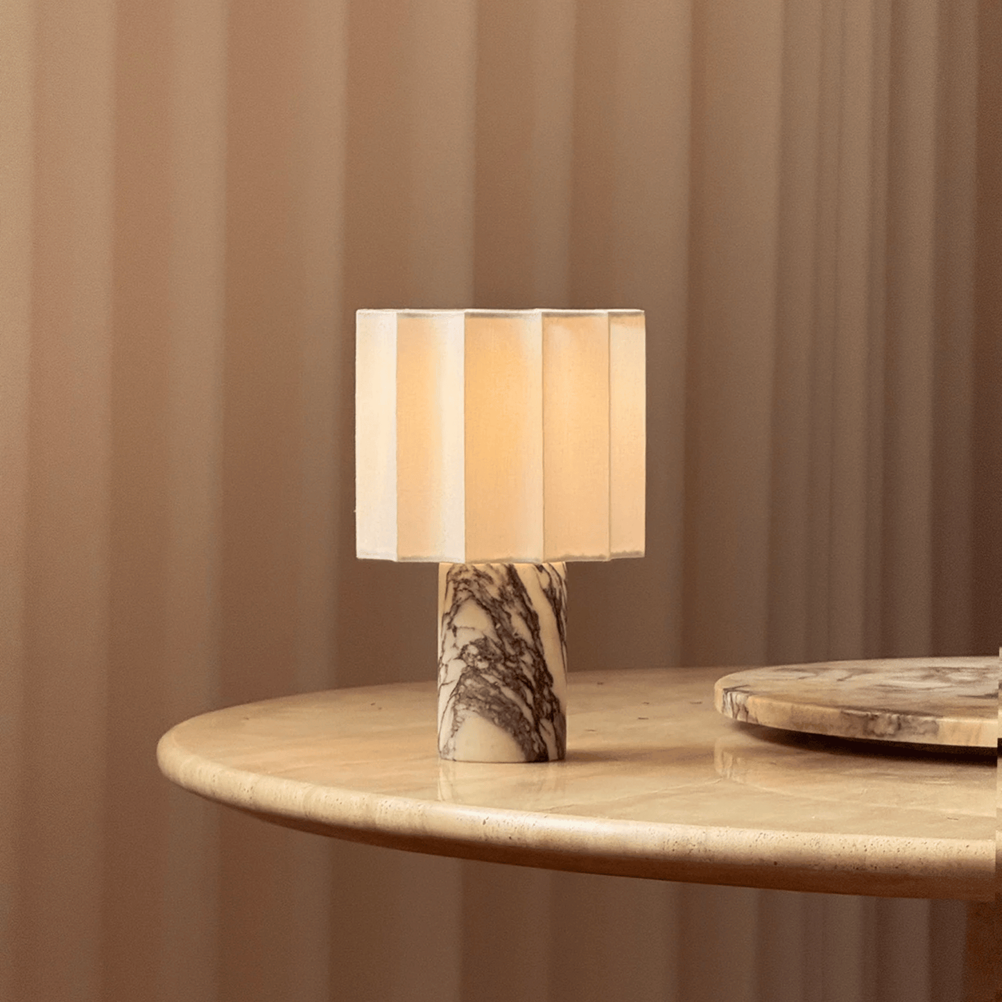 NordicGlow Marble Touch Table Lamp
