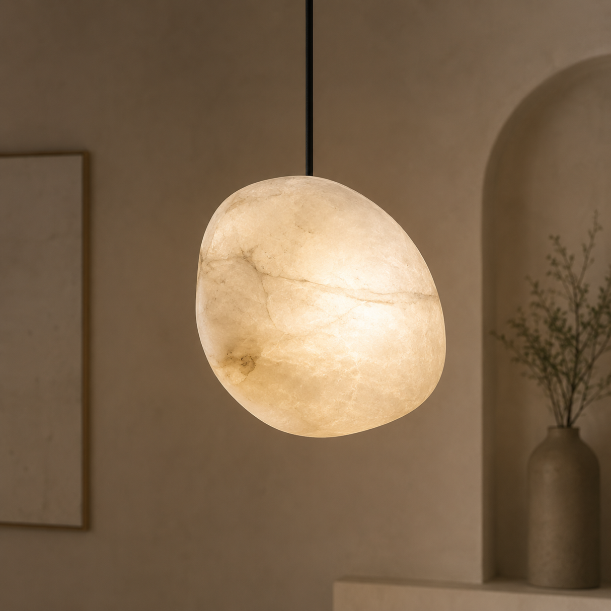 Lunévia Marble Pendant Light