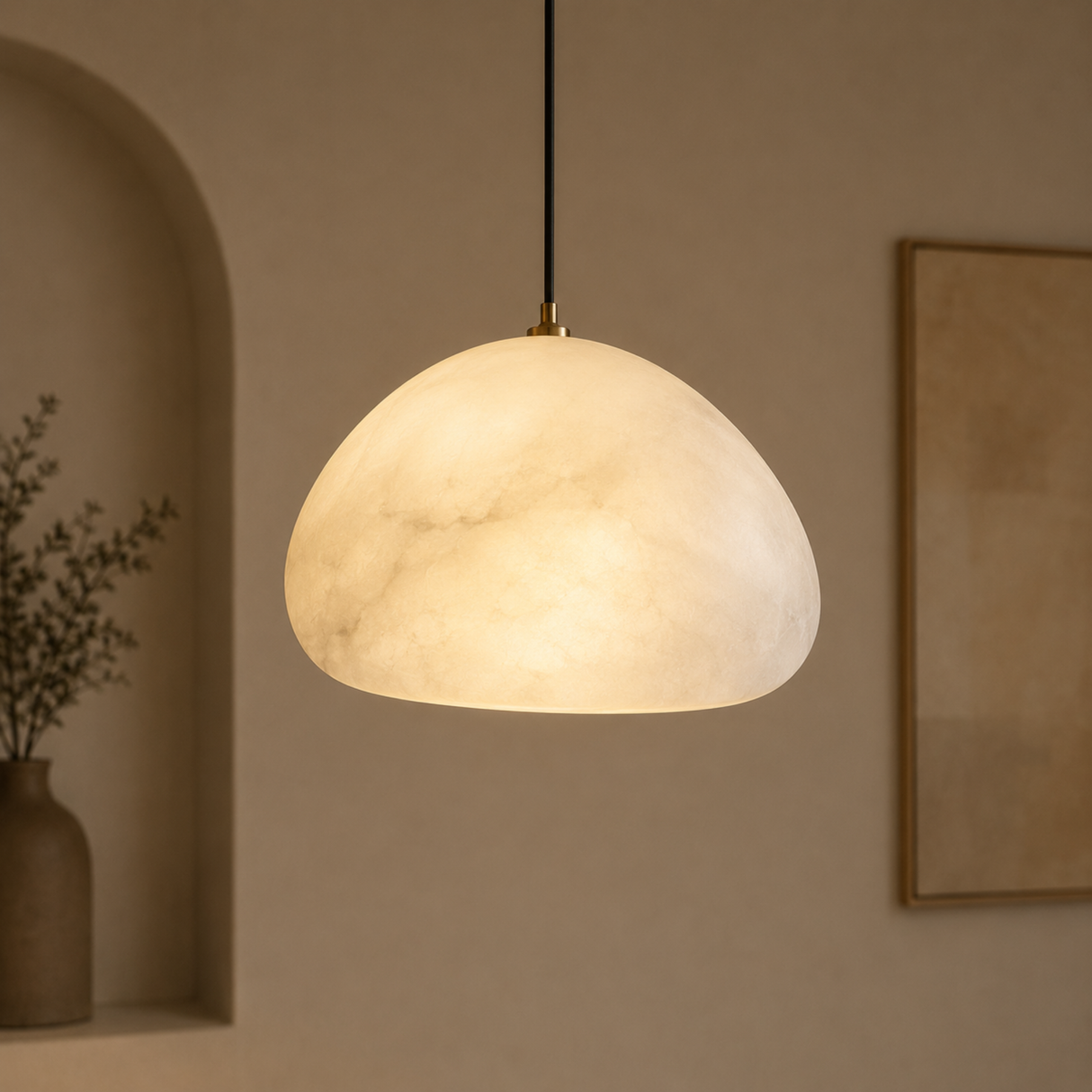 Lunévia Marble Pendant Light