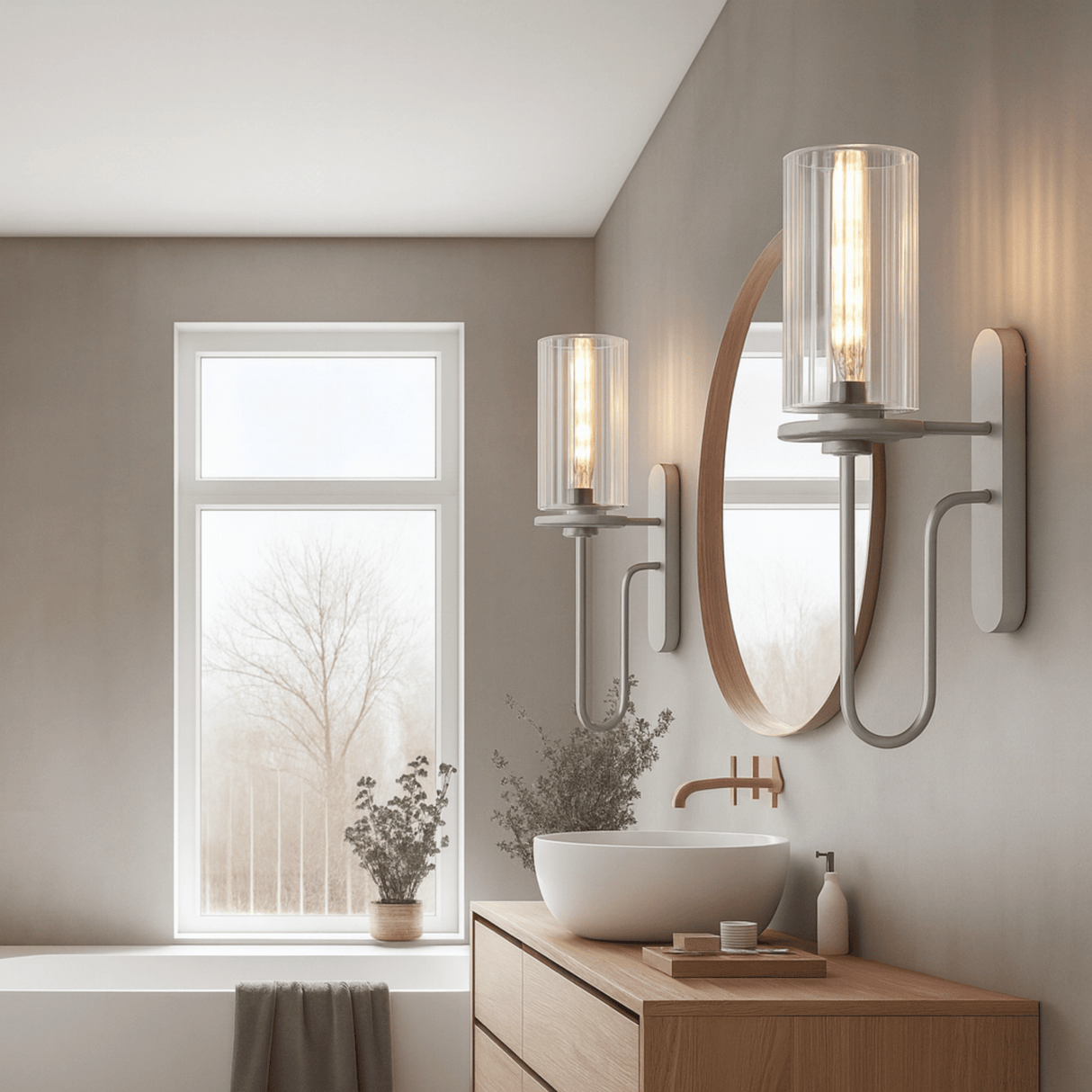 Eterna ShadowGlass Wall Sconce