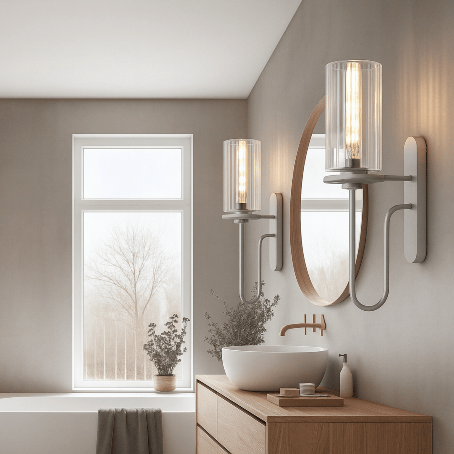 Eterna ShadowGlass Wall Sconce