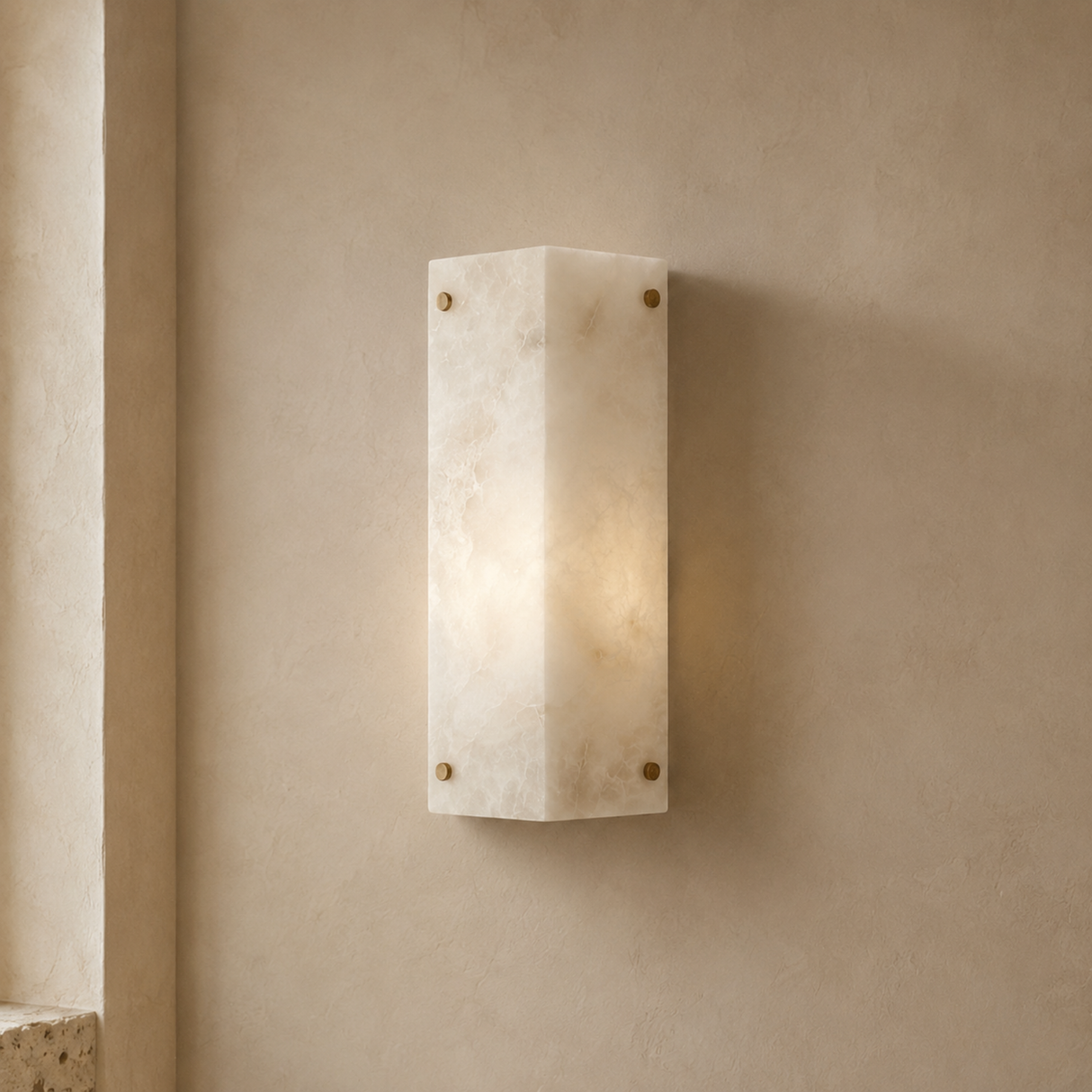 Travira Monument Marble Wall Light