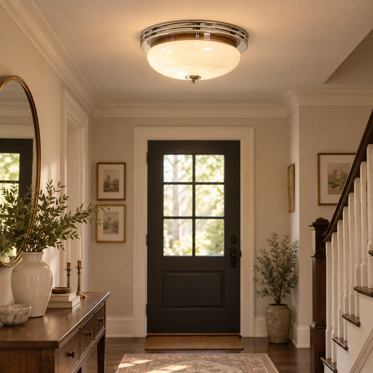 Aveline Glass Ceiling Light