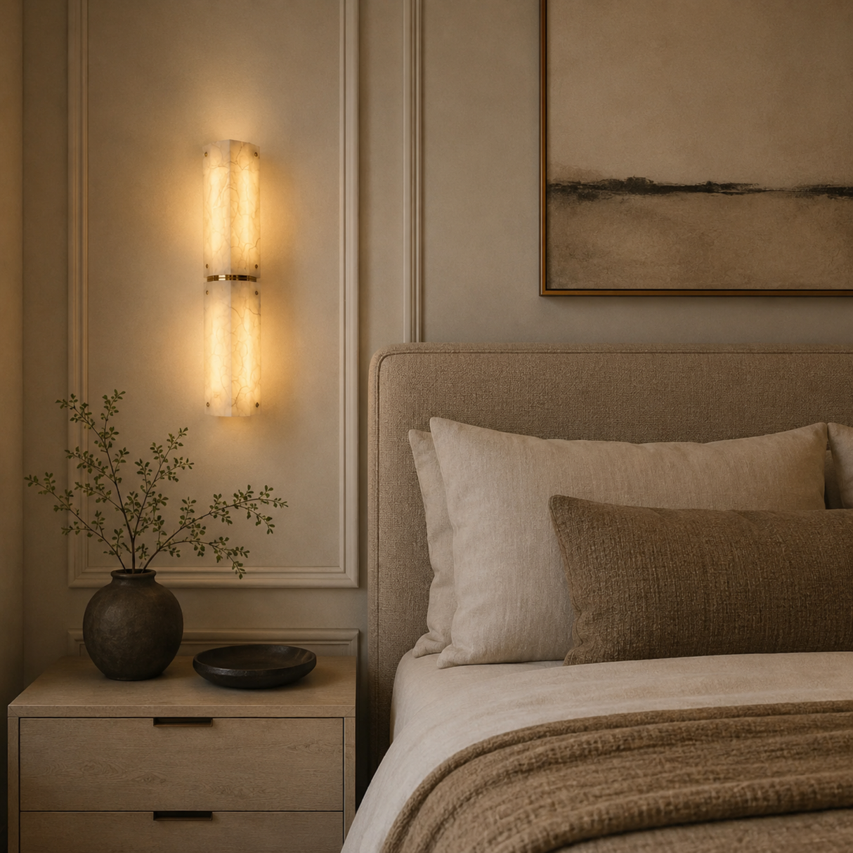 Travira Monument Marble Wall Light