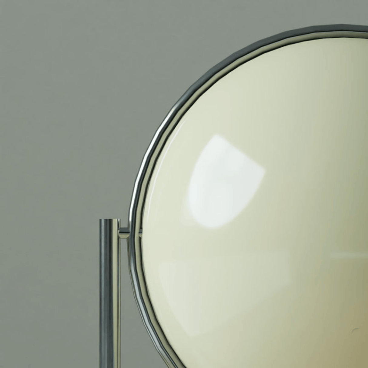 Orbelle Bauhaus Floor Lamp – Modern Chrome & Acrylic Globe Light