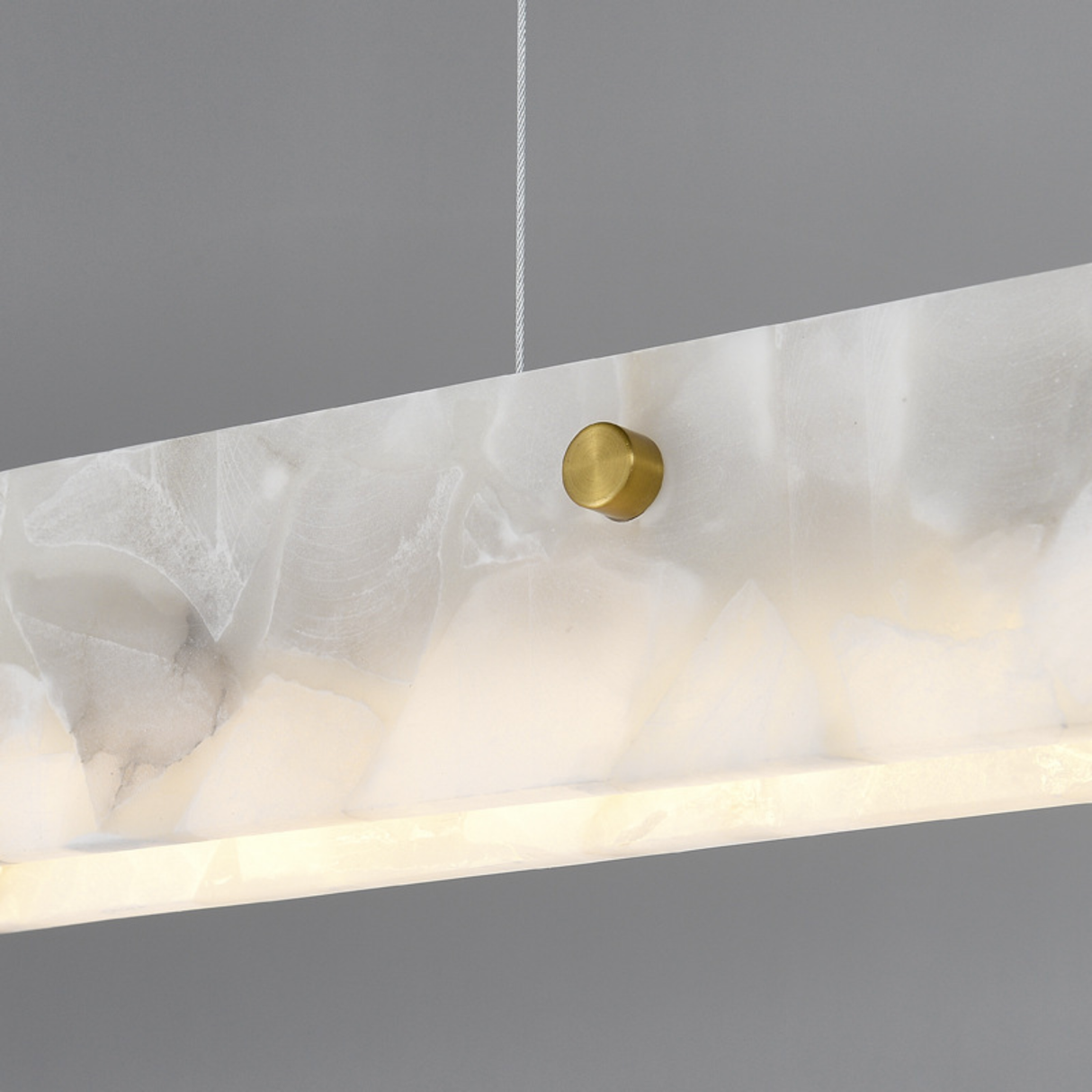 LustraLinea Marble Linear Pendant Light, alternate view 7
