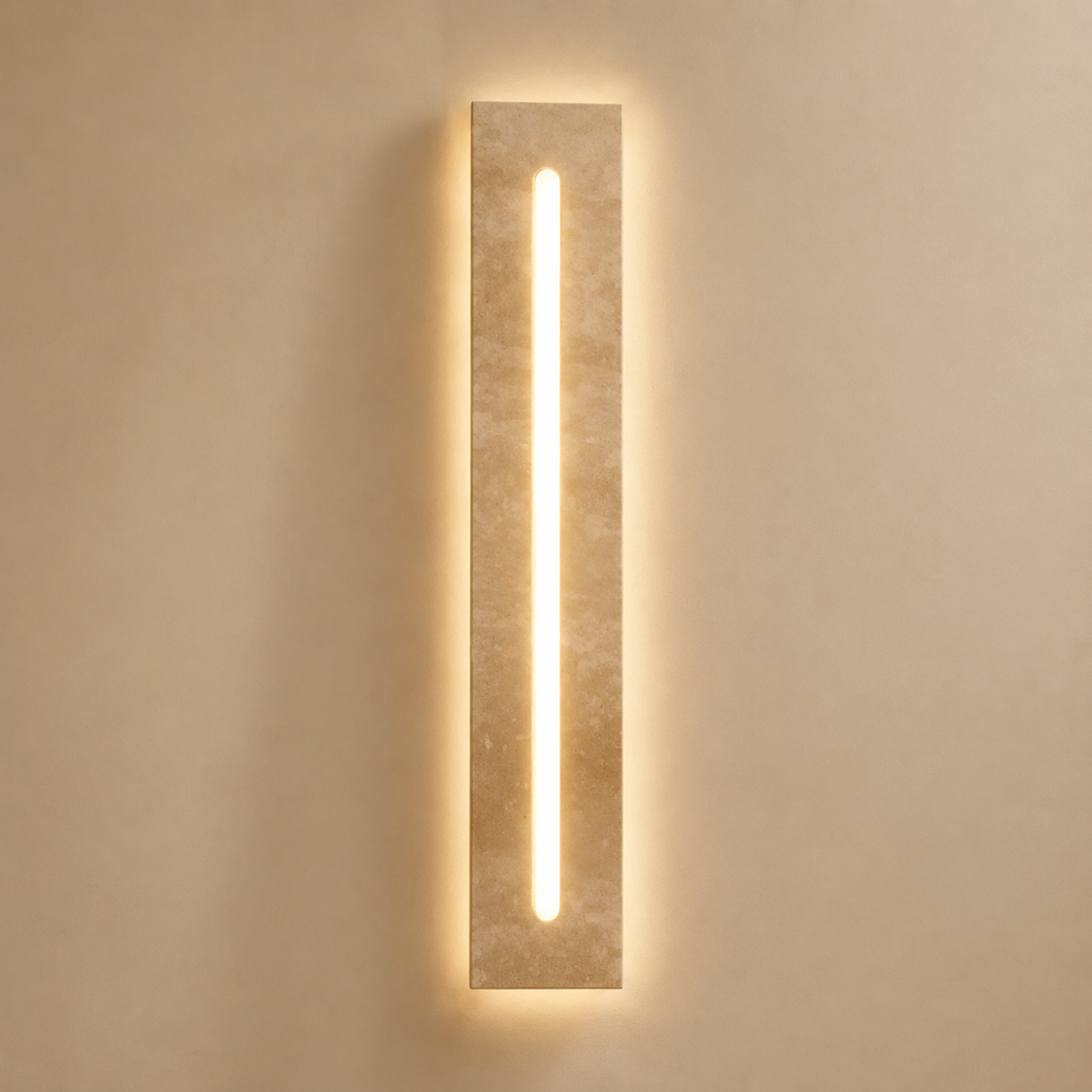 Verano Outdoor Travertine Wall Light