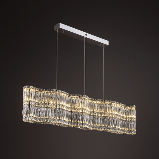Lumivelle Crystal Wave Chandelier