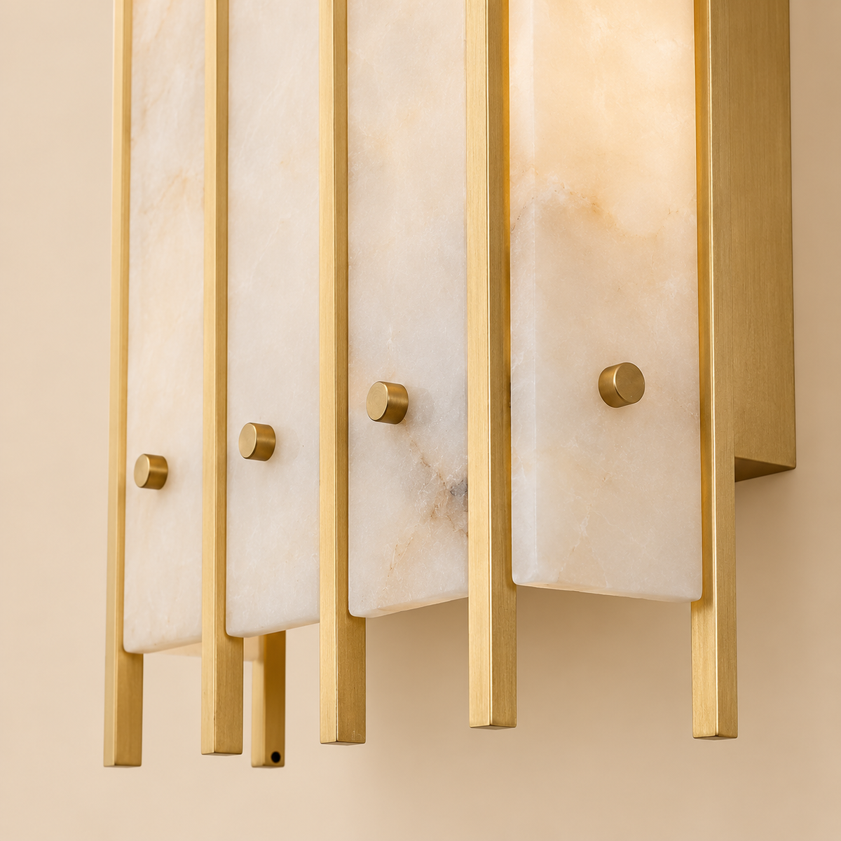 Nerelle Slim Natural Marble Wall Light