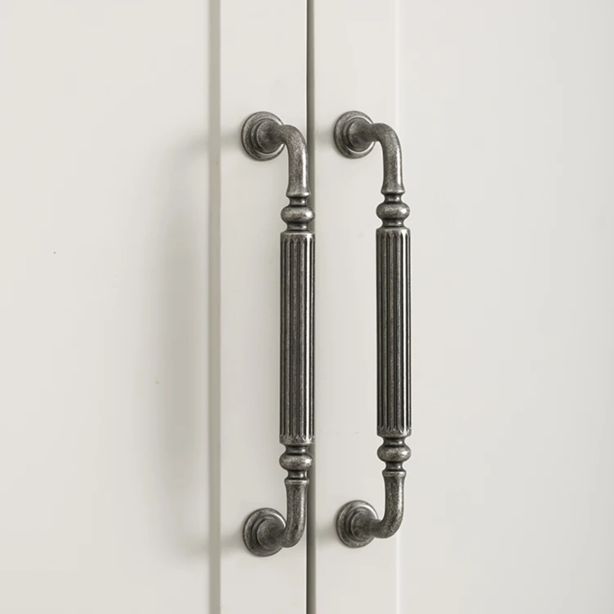 Heritage Fluted Brass Cabinet Hardware