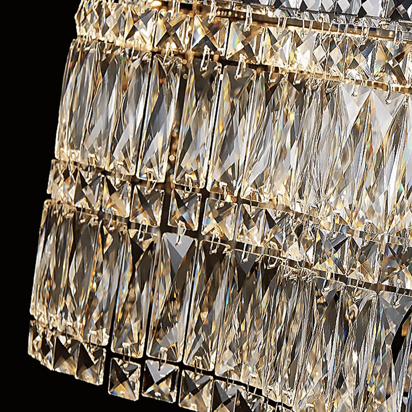 Lumivelle Crystal Wave Chandelier
