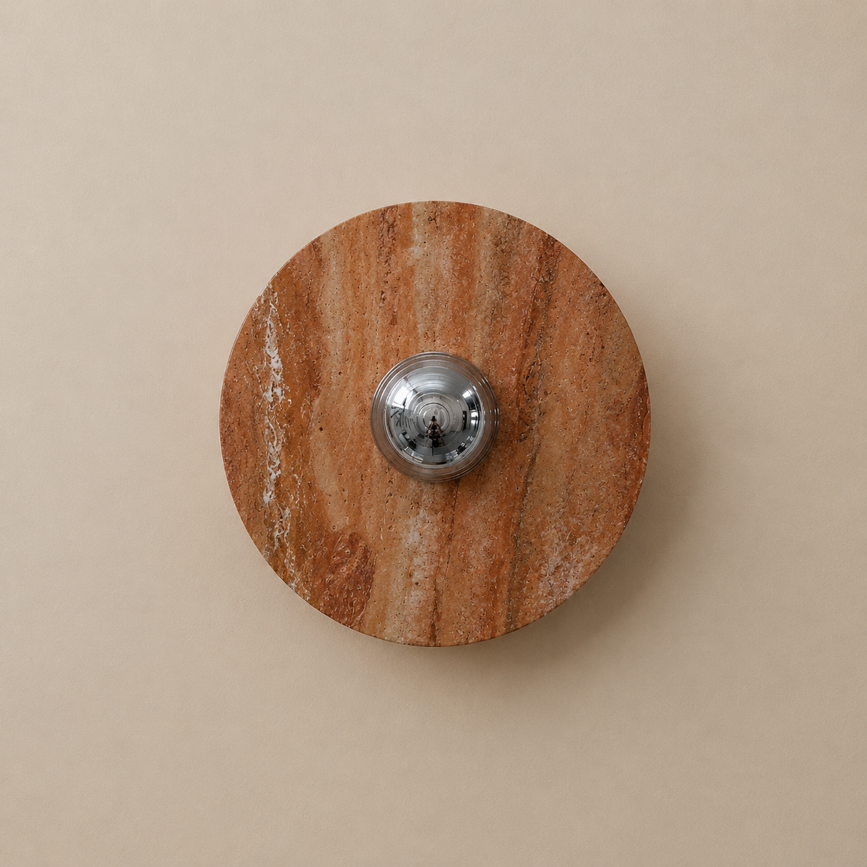 Terranova Red Travertine Wall Lamp