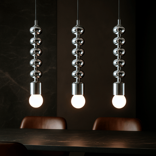 Lustra Chrome Pendant Light - E27 LED