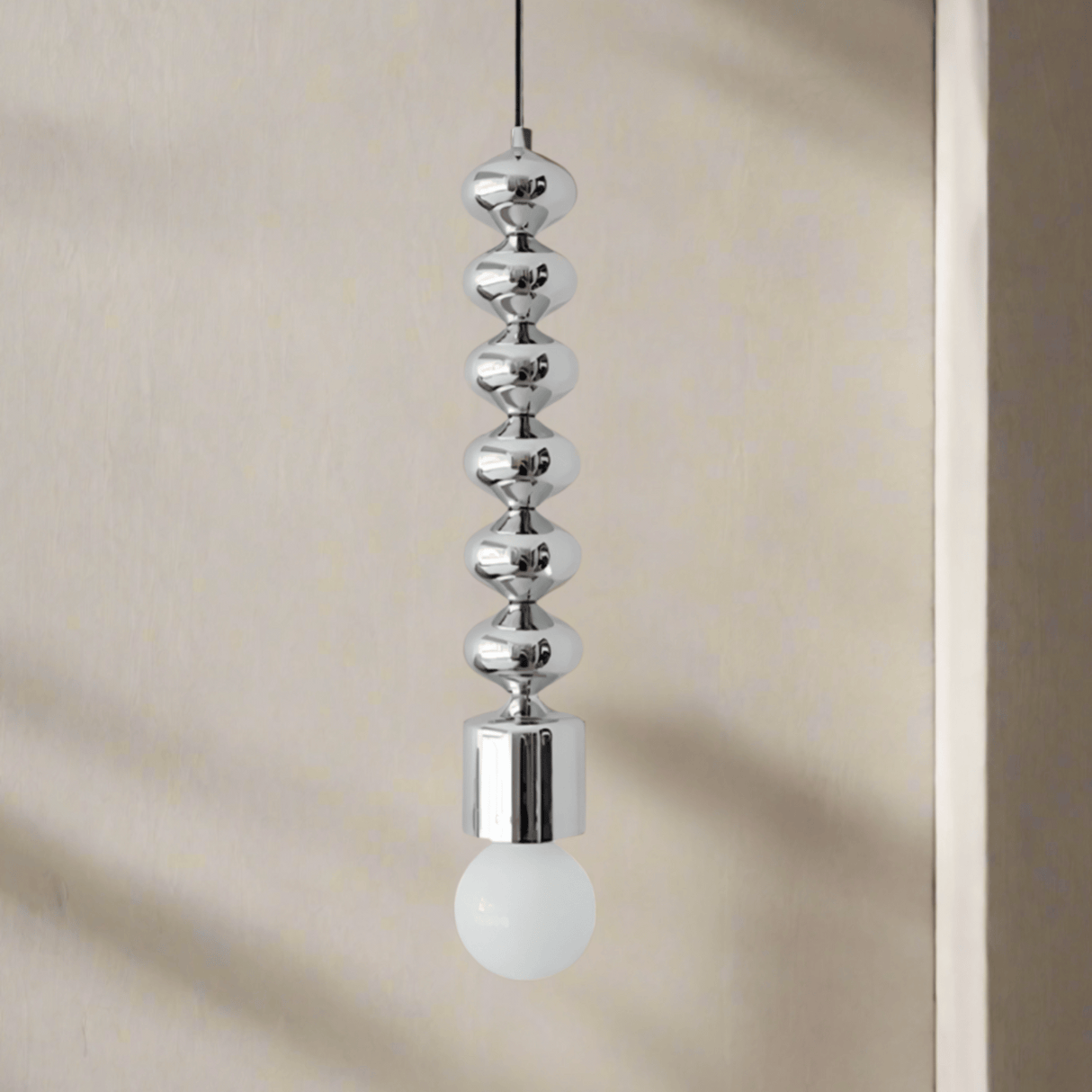Lustra Chrome Pendant Light - E27 LED