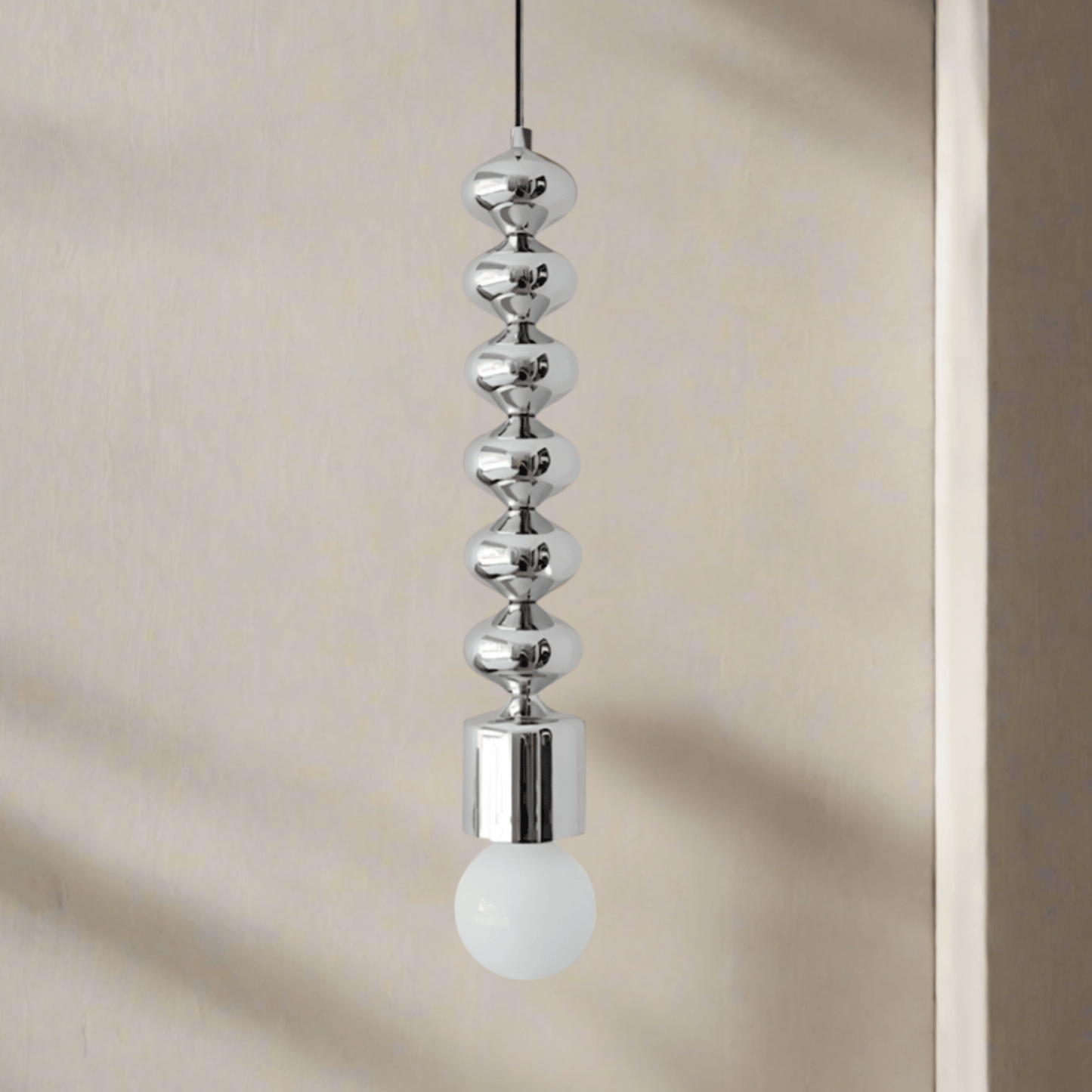 Lustra Chrome Pendant Light - E27 LED