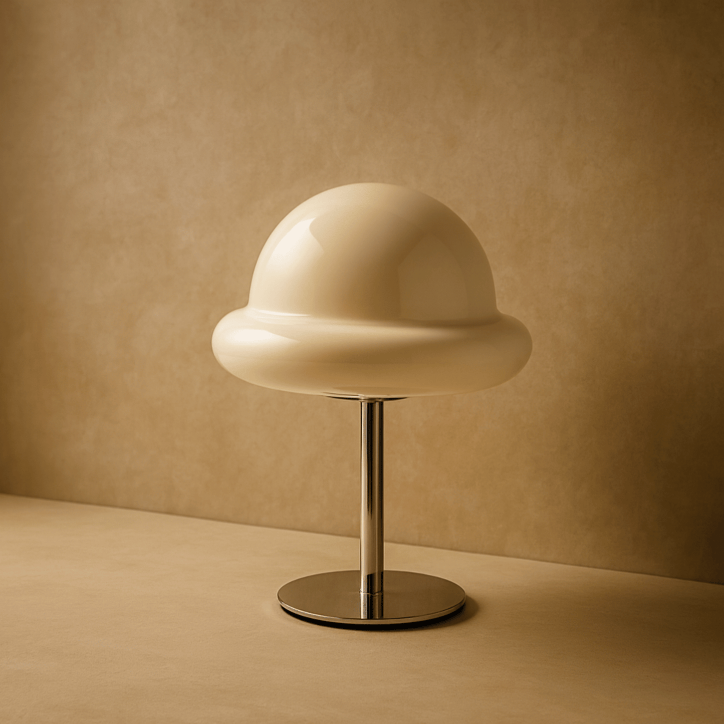Cream Retro Table Lamp