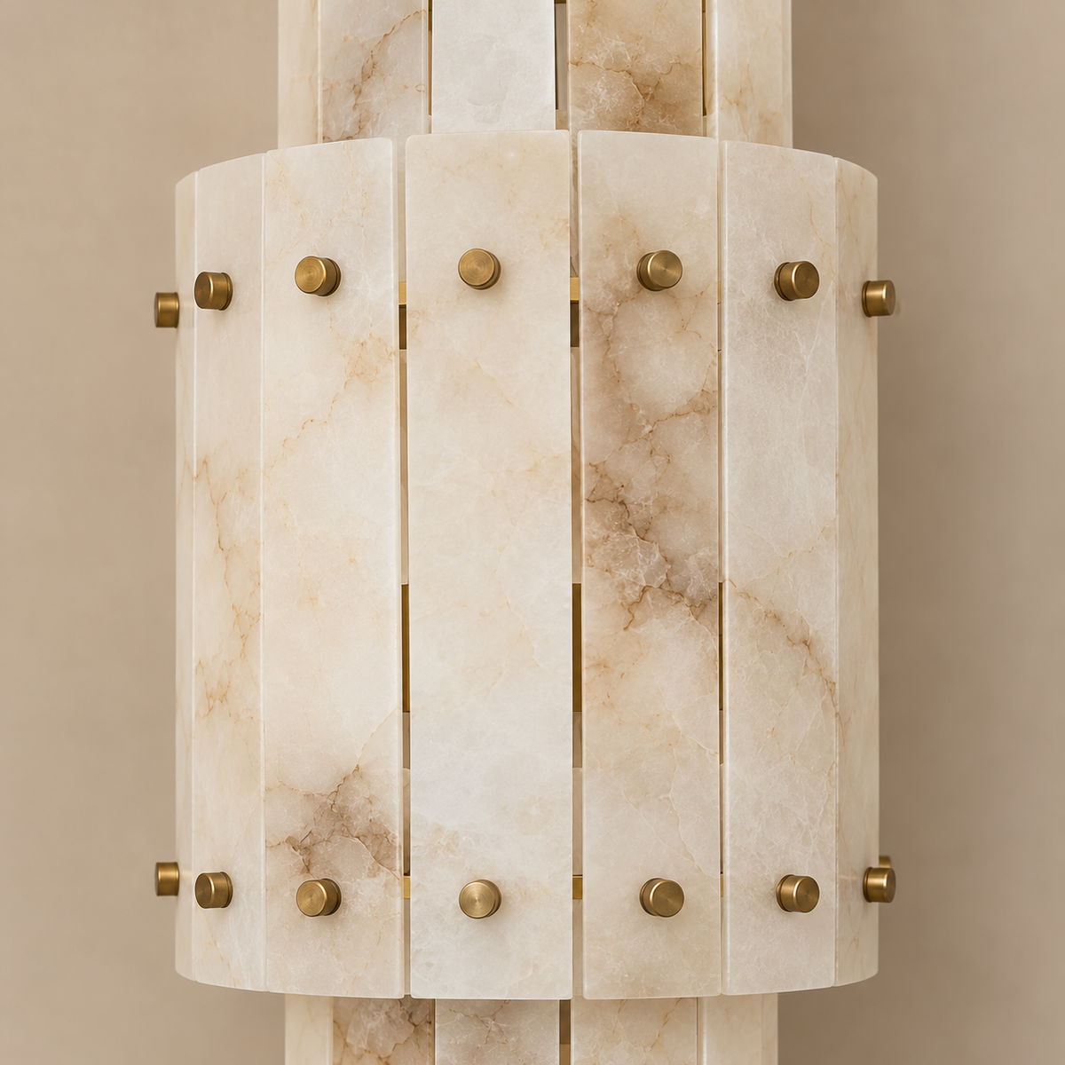 Nerelle Tall Natural Marble Wall Light