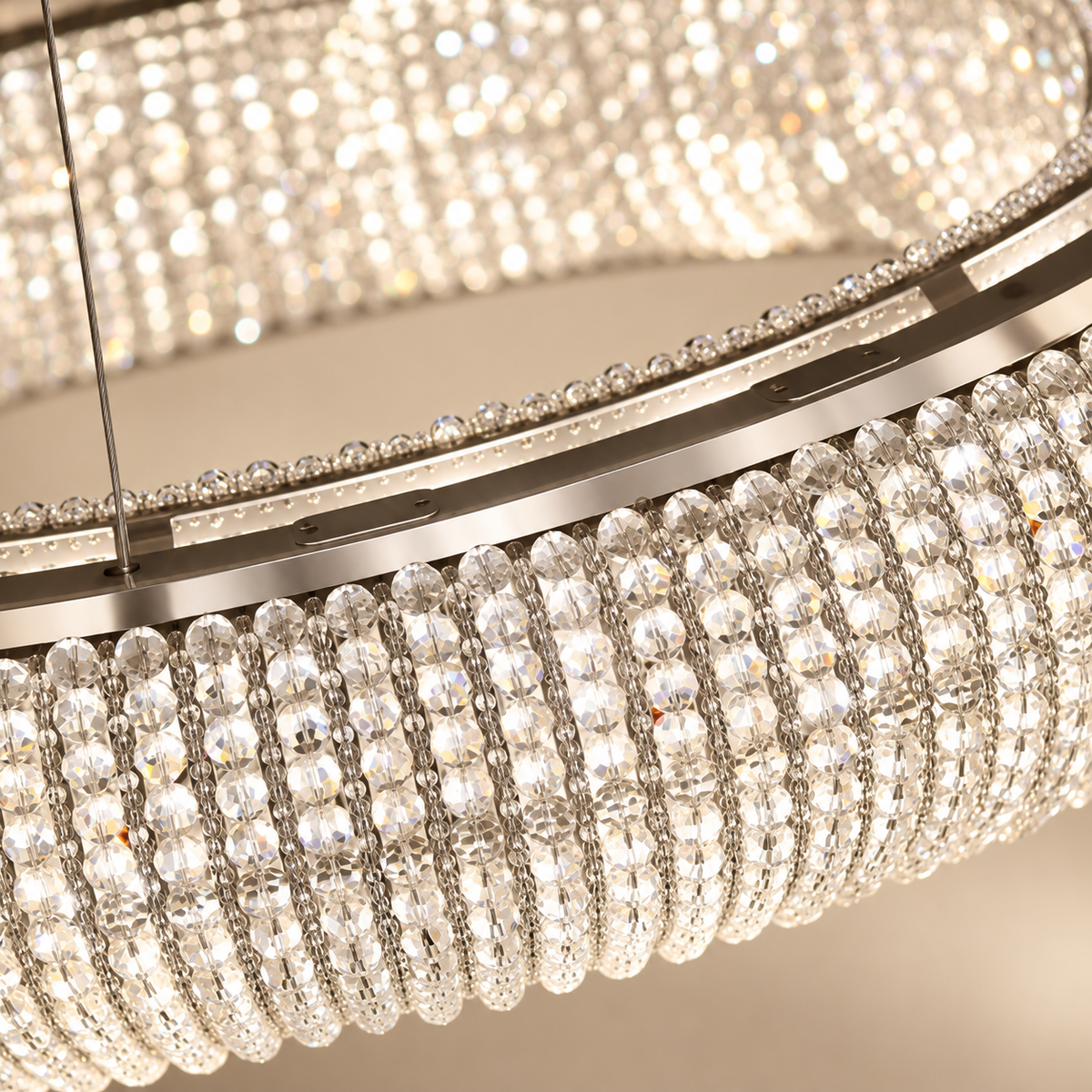 Liora K9 Crystal Ring Chandelier