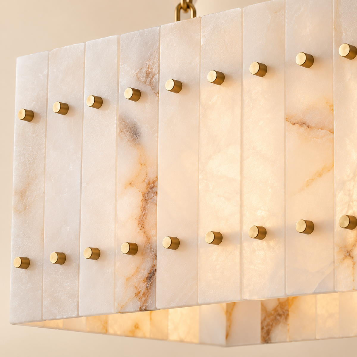 Nerelle Linear Natural Marble Chandelier