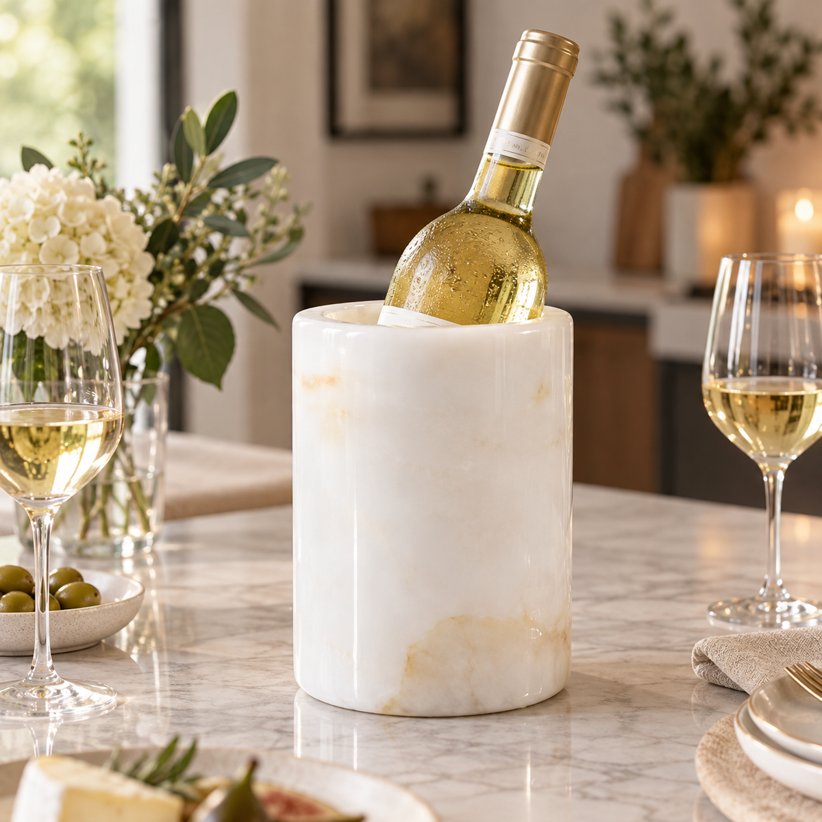 Vellaro Natural Marble Bottle Chiller