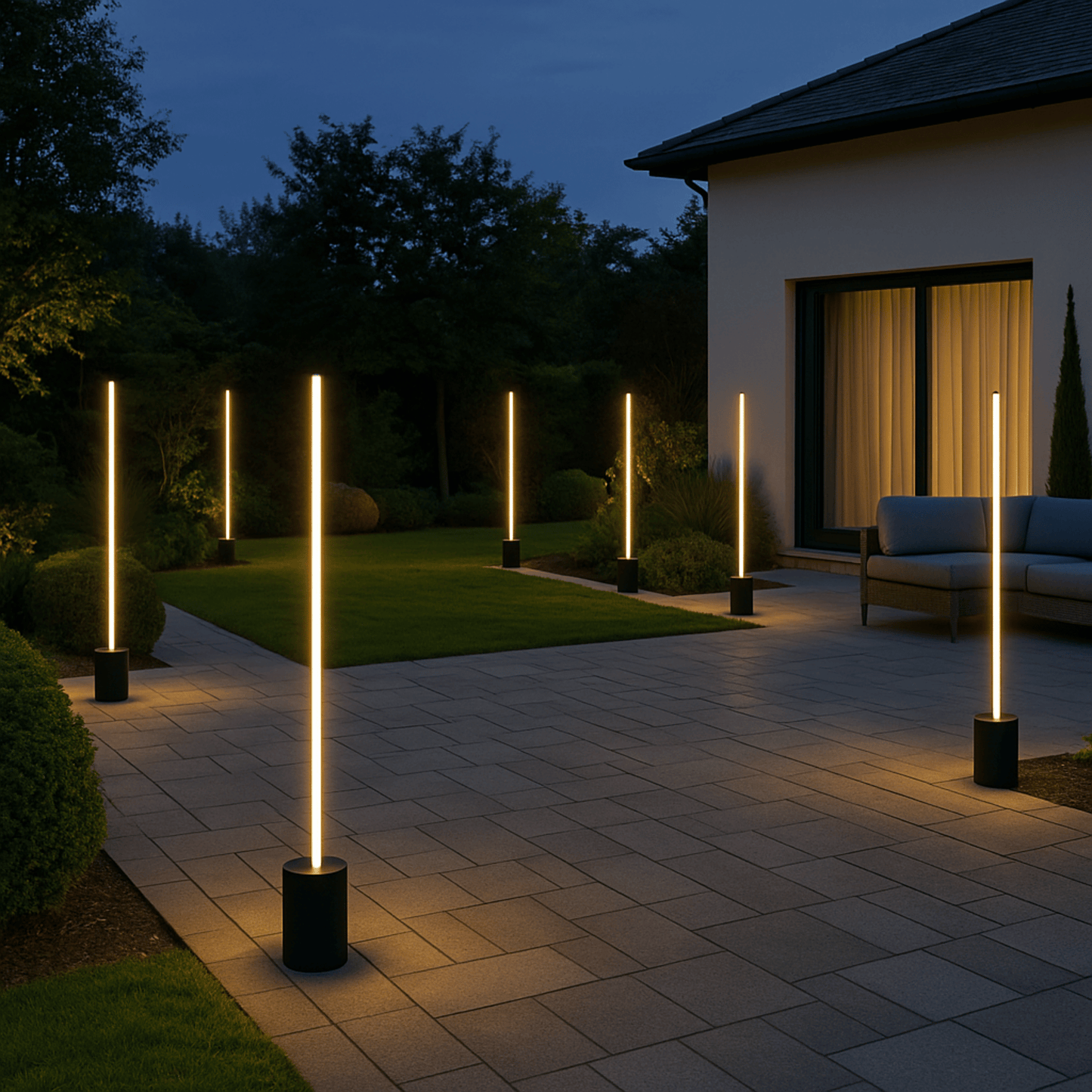 LumoPath LED Lawn Light – Modern Waterproof Lamp