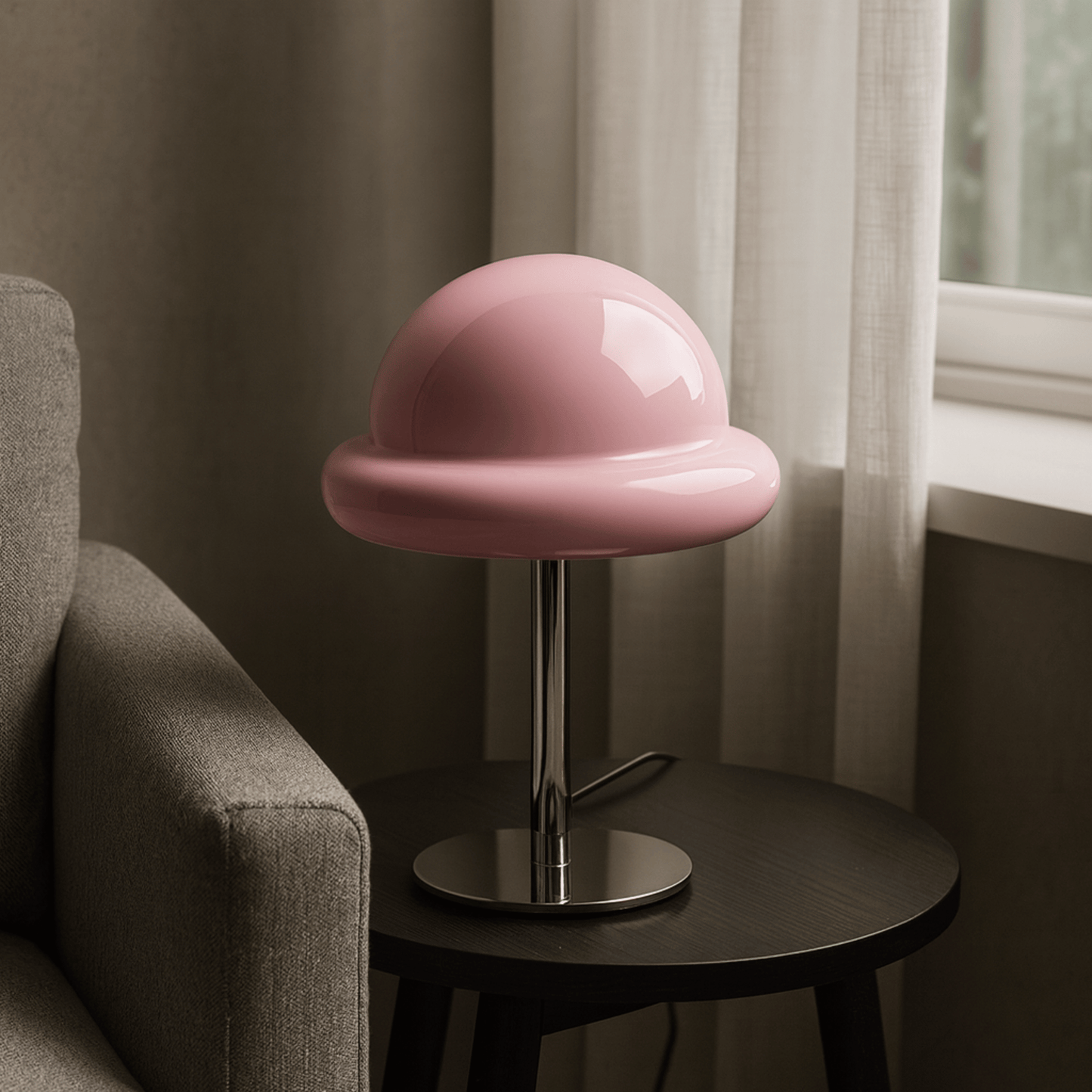 Pink Retro Table Lamp