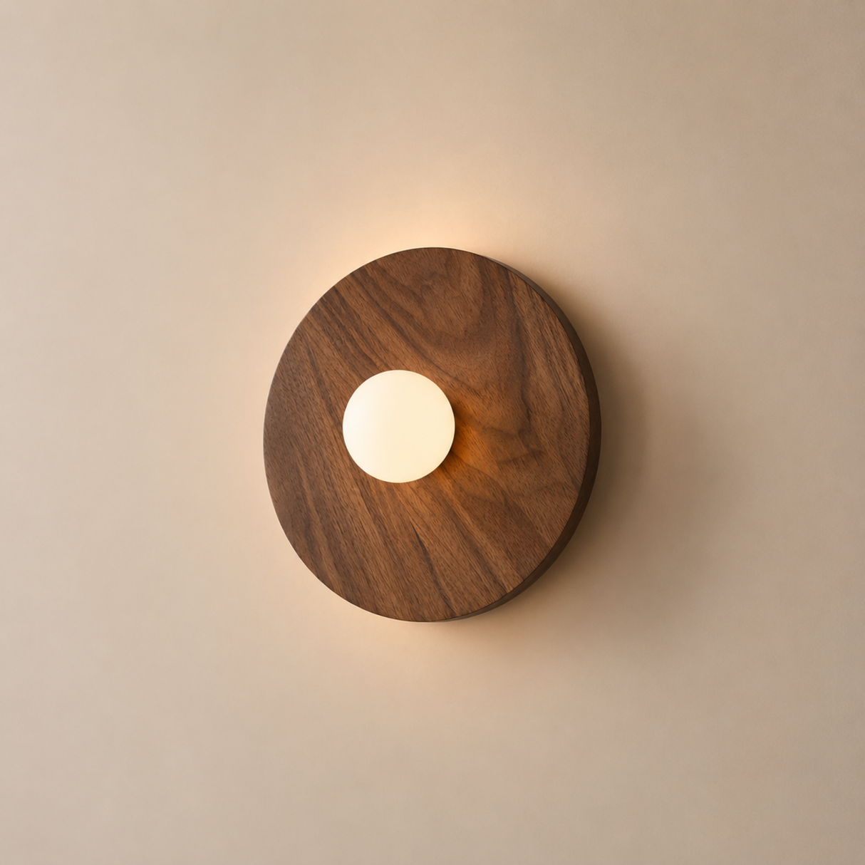 Nordholm Walnut Wall Lamp