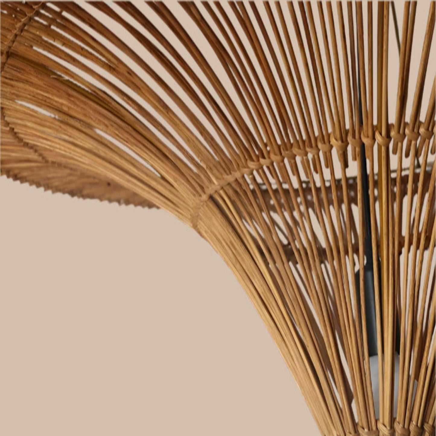 Lunara Rattan Glow close look at rattan