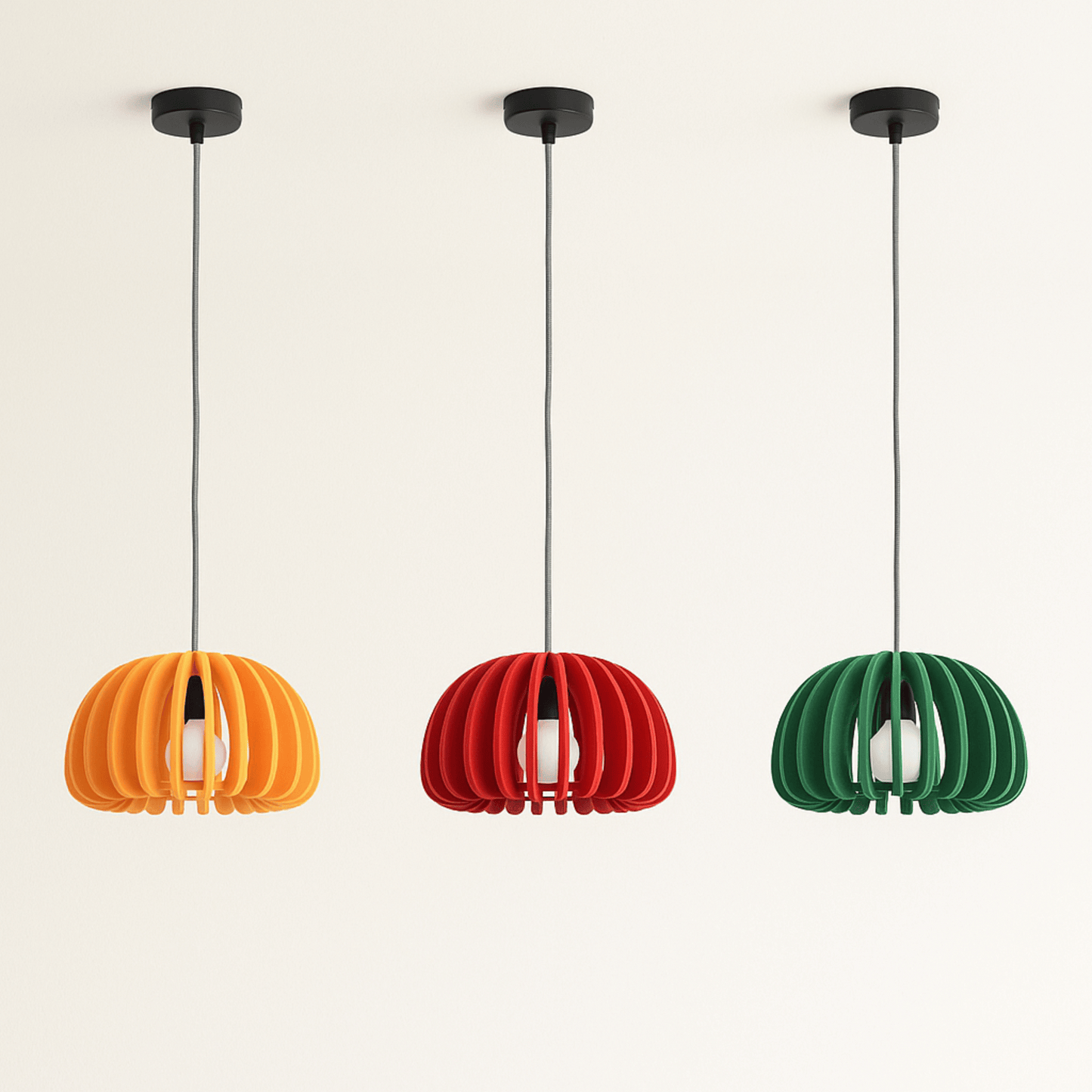 Sonora Felt Pendant Light – Modern Acoustic Noise-Reducing LED Chandelier