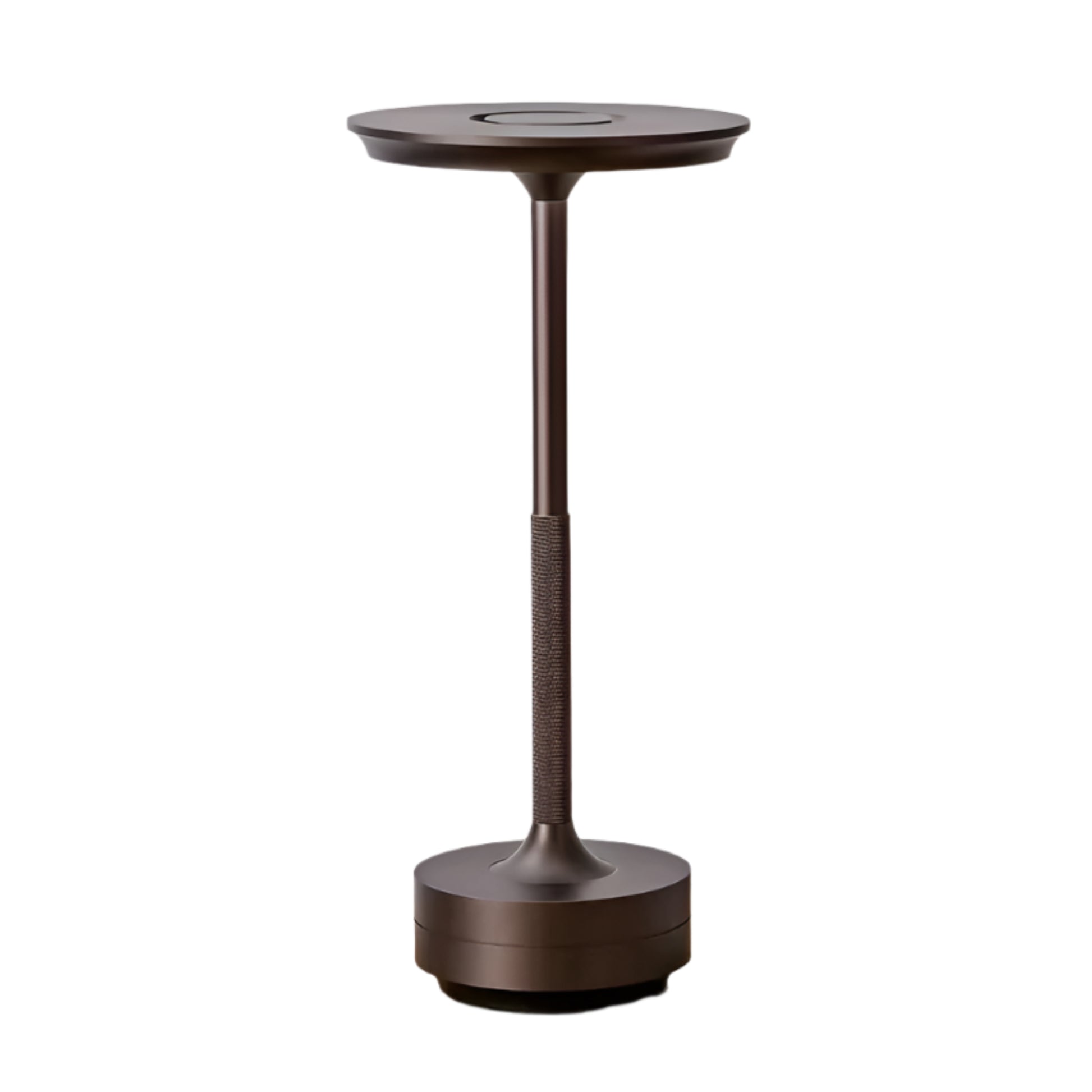 Brown Table lamp on a White backround