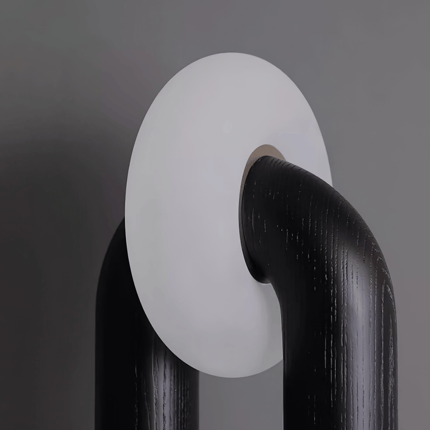 Lunari Solid Wood Touch-Control Table Lamp