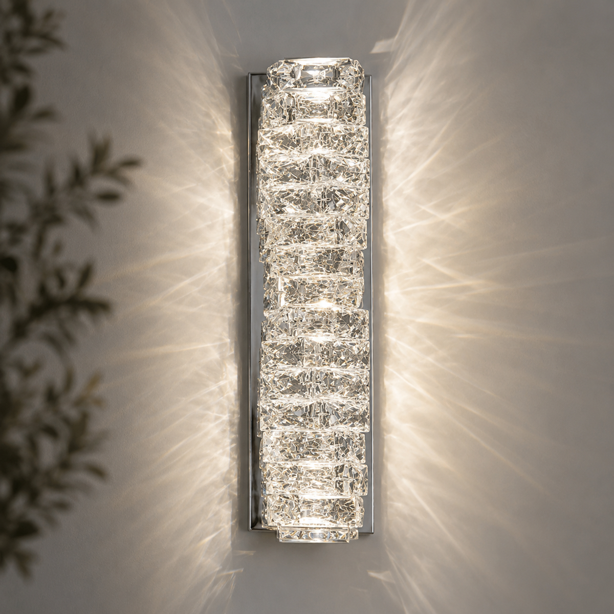 Celestine Crystal LED Wall Sconce