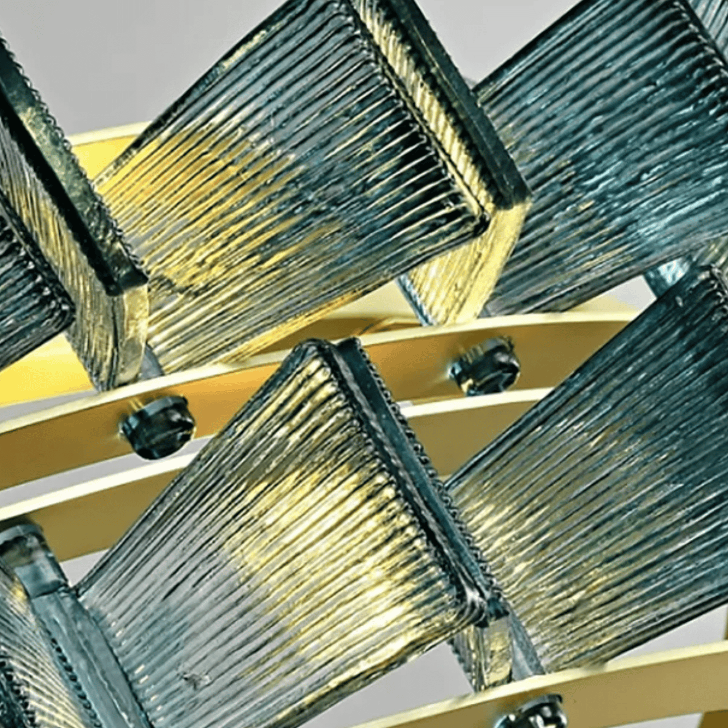 Lumière Blue Éclat Art Deco Wall Sconce